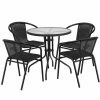 Promo 🧨 Flash Furniture Aluminum 5-Piece Round Outdoor Bistro Set ⌛ -Kitchen Sales Store masterFLSH944