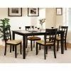 Outlet 👍 Homelegance Tibalt 5 Pc. Rectangle Black Dining Table Set - 60 In. With Window Back Chairs 👏 -Kitchen Sales Store masterHME2071