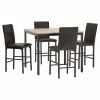 New ✔️ Square Chelsea Lane Declan 5 Piece Counter Height Dining Set 🎉 -Kitchen Sales Store masterHME3162