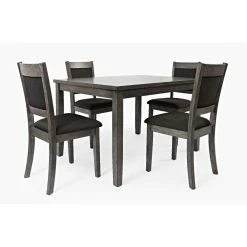 New ❤️ Rectangle Jofran Greyson Heights 5 Piece Dining Set ✔️