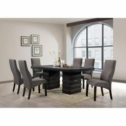Coupon ✨ K&B Furniture Rectangle K & B Furniture Norwood 7 Piece Dining Set ⭐