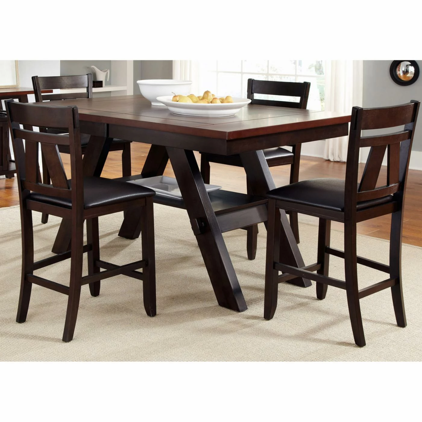 Buy π Liberty Furniture Industries Rectangle Liberty Furniture Lawson 5 Piece Gathering Height Dining Table Set β 3 Buy π Liberty Furniture Industries Rectangle Liberty Furniture Lawson 5 Piece Gathering Height Dining Table Set β
