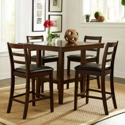 Best deal 🎉 Square Liberty Furniture Hampton 5 Piece Gathering Table Set 🧨