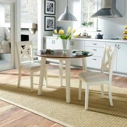 Top 10 ⭐ Round Liberty Furniture Thornton 3 Piece Drop Leaf Table Set 🔥