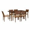 Wholesale 🎉 Rectangle Powell Cadence 7-Piece Dining Set - Brown 🥰 -Kitchen Sales Store masterLHD2450