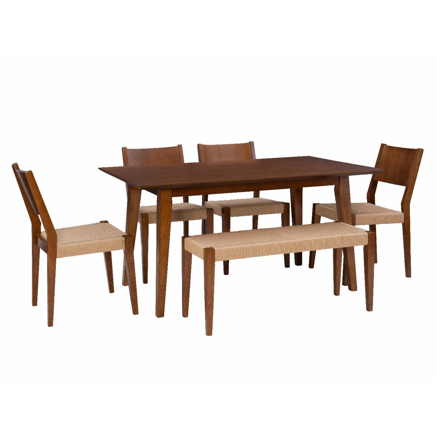 Cheap โจ Rectangle Powell Cadence 6-Piece Dining Set - Brown ๐งจ 3 Cheap โจ Rectangle Powell Cadence 6-Piece Dining Set - Brown ๐งจ