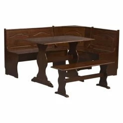 Coupon ✔️ Rectangle Linon Chelsea Breakfast Corner Nook ✨