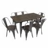 Coupon 🛒 Rectangle LumiSource Oregon 6 Piece Dining Set ❤️ -Kitchen Sales Store masterLUS668