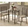 Best Pirce π Monarch Specialties Coward 3 Piece Round Dining Table Set βοΈ 2 Best Pirce π Monarch Specialties Coward 3 Piece Round Dining Table Set βοΈ -Kitchen Sales Store masterMON1278