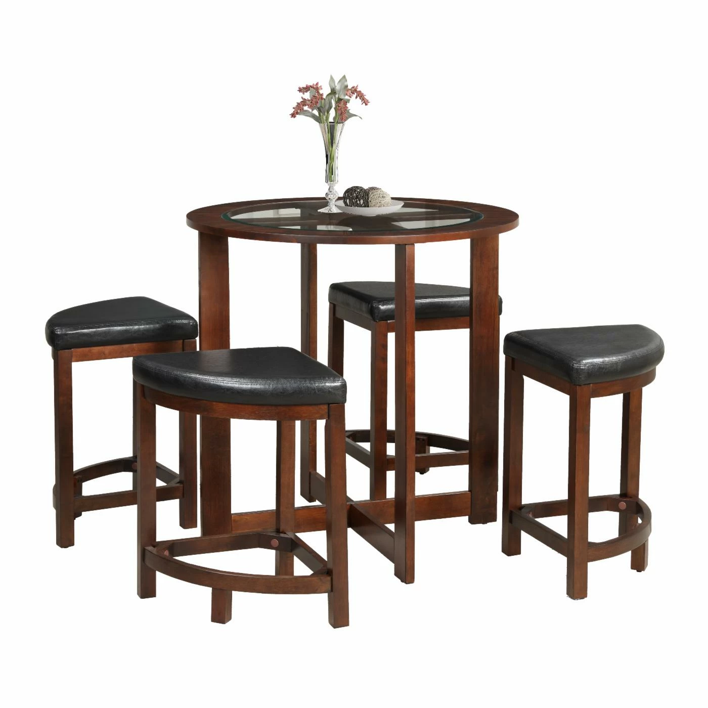 Wholesale 😉 Roundhill Furniture Cylina Round Counter Height Table Set 🌟 3 Wholesale 😉 Roundhill Furniture Cylina Round Counter Height Table Set 🌟