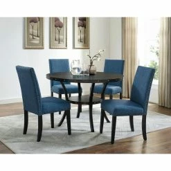Hot Sale ๐ฅ Roundhill Furniture Biony 5 Piece Wooden Dining Table Set ๐งจ