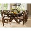 New 😀 Rectangle Roundhill Furniture Karven 9 Piece Wooden Dining Table Set 🤩 -Kitchen Sales Store masterROUN300