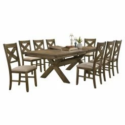 Best reviews of 🔥 Casual Dining Sets Roundhill Furniture Raven 9 Piece Dining Set 🧨