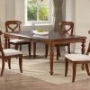 Coupon 🌟 Sunset Trading Andrews 5 Pc. Rectangle Dining Set - Chestnut ✔️ -Kitchen Sales Store masterSET496