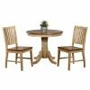 Top 10 😀 Sunset Trading 3-Piece Brook 36 In. Round Dining Set With Slat Back Chairs 😀 -Kitchen Sales Store masterSET731