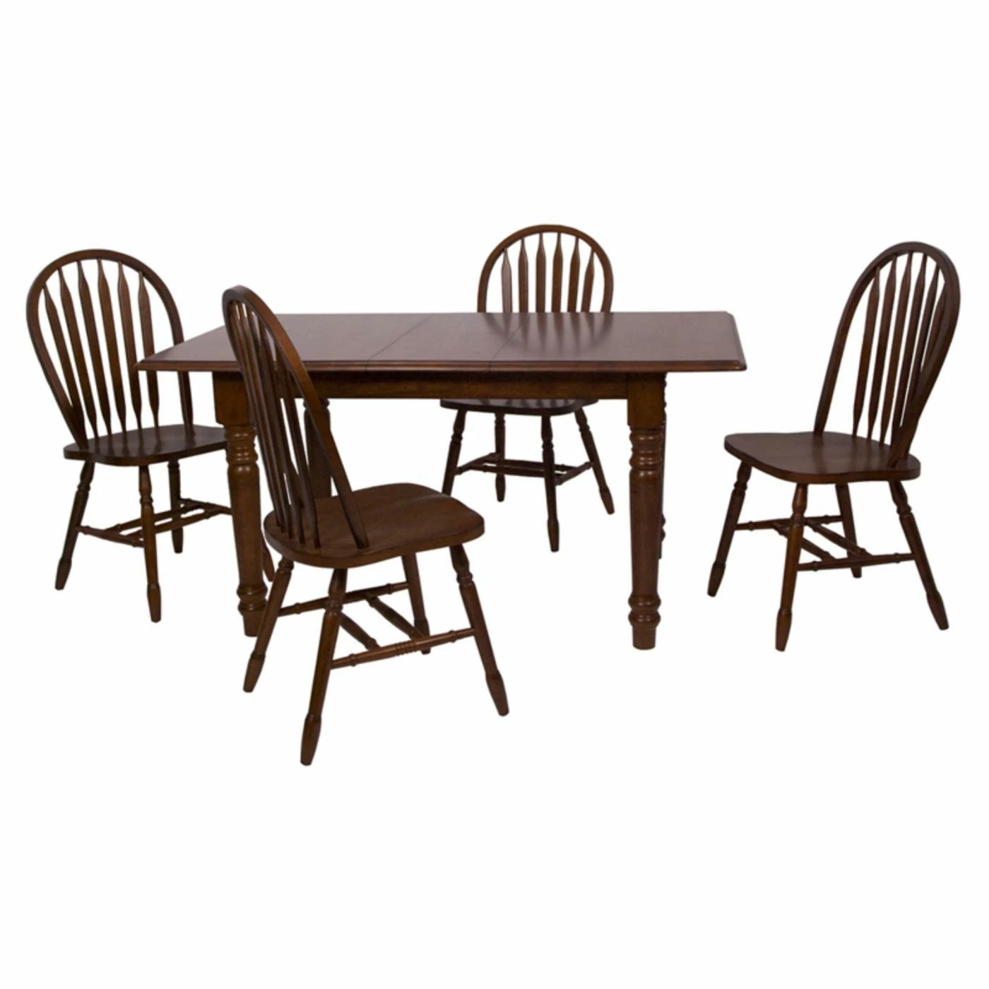 Hot Sale 🥰 Rectangle Sunset Trading 5-Piece Butterfly Dining Set With Arrowback Chairs ✨ 3 Hot Sale 🥰 Rectangle Sunset Trading 5-Piece Butterfly Dining Set With Arrowback Chairs ✨