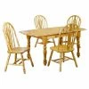 Best reviews of ⭐ Rectangle Sunset Trading 5-Piece Drop Leaf Extension Dining Set With Keyhole Chairs 🌟 -Kitchen Sales Store masterSET754