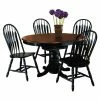 Cheapest 😉 Oval Sunset Trading 5-Piece Pedestal Dining Set With Comfort Back Chairs 🥰 -Kitchen Sales Store masterSET762