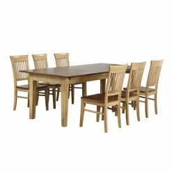 New ๐ Rectangle Sunset Trading Brook 7 Piece Extendable Dining Table Set ๐