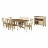 Discount ⌛ Rectangle Sunset Trading Brook 10 Piece Extendable Dining Table Set With Server 🧨 -Kitchen Sales Store masterSET965
