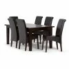 Best Sale 💯 Brooklyn & Max Rectangle Brooklyn + Max Lincoln 7 Piece Dining Table Set 🔔 -Kitchen Sales Store masterSIMP1530