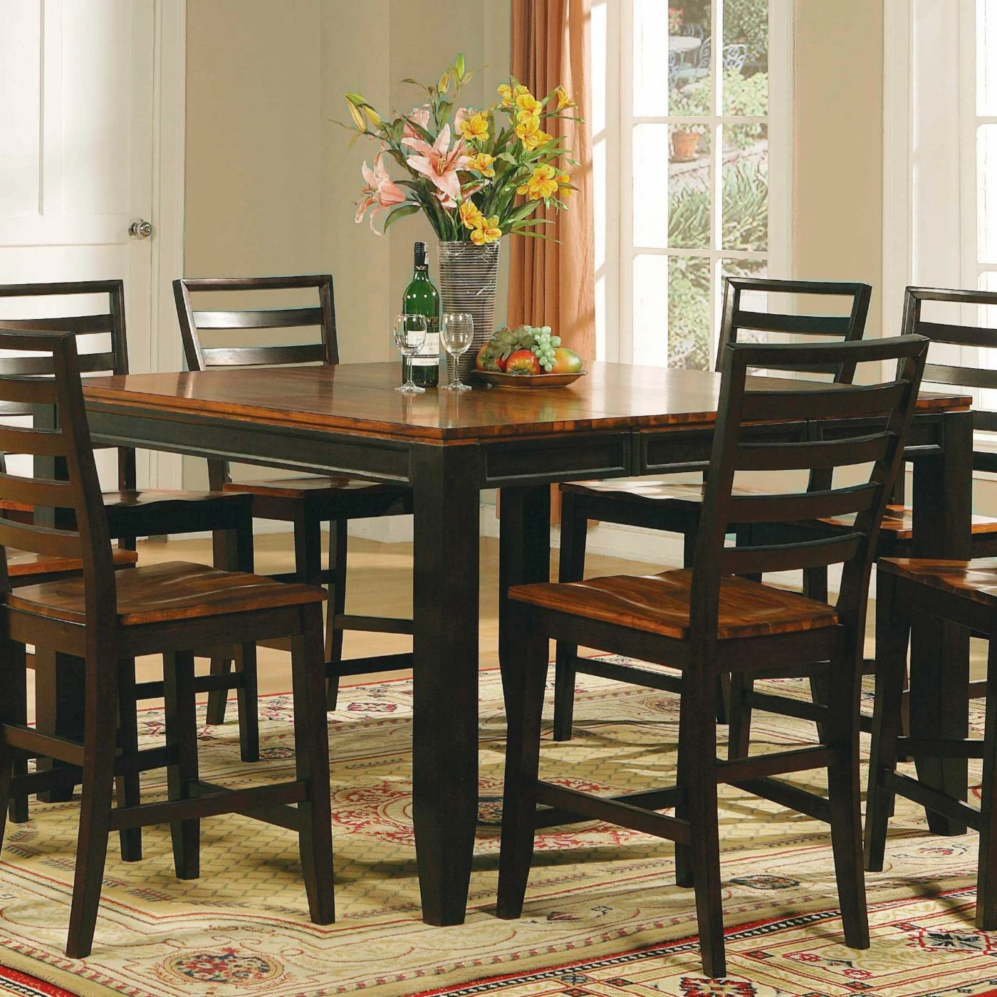Discount π Steve Silver Co. Square Steve Silver Abaco 5-Piece Counter Height Dining Table Set π 3 Discount π Steve Silver Co. Square Steve Silver Abaco 5-Piece Counter Height Dining Table Set π