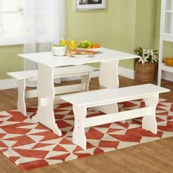 Coupon 🔔 All Other Brands Rectangle Leah 3 Piece Dining Table Set 😍