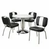 Coupon 🔥 Round Target Marketing Systems Raleigh 5 Piece Dining Table Set 🎁 -Kitchen Sales Store masterTMS333