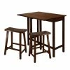 Flash Sale 😀 Rectangle Winsome Lynnwood 3 Piece High Drop Leaf Table With 24 In. Saddle Seat Stool 🔔 2 Flash Sale 😀 Rectangle Winsome Lynnwood 3 Piece High Drop Leaf Table With 24 In. Saddle Seat Stool 🔔 -Kitchen Sales Store masterWI423