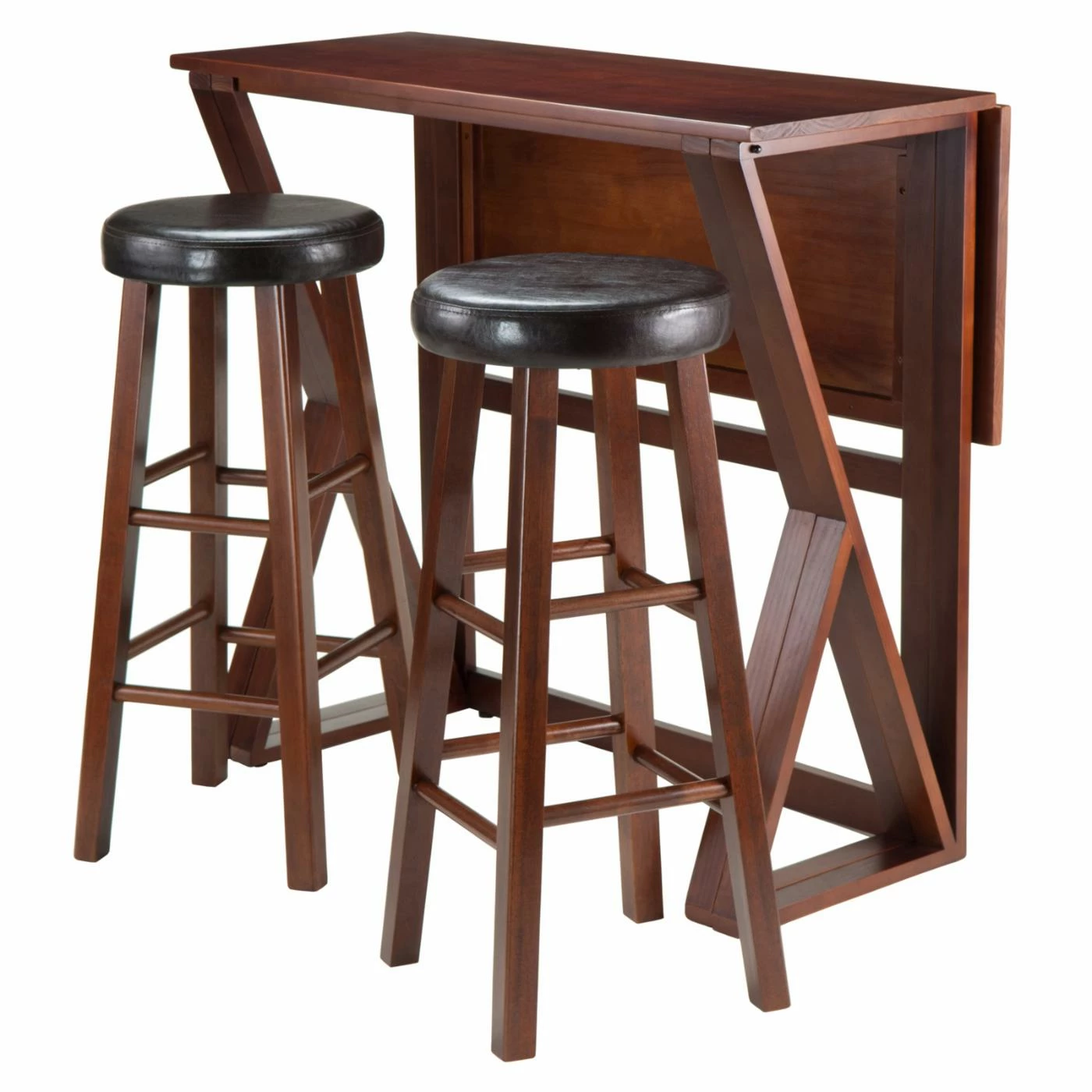 Deals ๐ Rectangle Winsome Trading Harrington 3 Piece Counter Height Dining Table Set With 29 In. Round Seat Stools โ๏ธ 3 Deals ๐ Rectangle Winsome Trading Harrington 3 Piece Counter Height Dining Table Set With 29 In. Round Seat Stools โ๏ธ