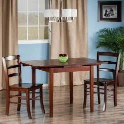 Best Pirce 💯 Square Winsome Pulman 3 Piece Extension Table Pub Set 🥰