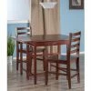 Flash Sale ⌛ Rectangle Winsome Trading Taylor 3 Piece Drop Leaf Table Ladder Back Chair Set ⌛ -Kitchen Sales Store masterWI818