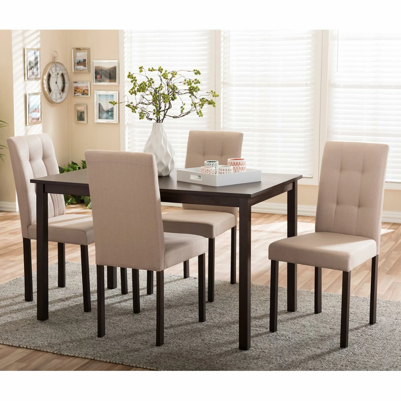Best Sale ๐ Rectangle Baxton Studio Andrew 5 Piece Dining Table Set โจ 3 Best Sale ๐ Rectangle Baxton Studio Andrew 5 Piece Dining Table Set โจ