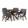 Cheapest 👍 Round HN Home Devey Mid-Century Modern 5 Piece Dining Set 🌟 1 Cheapest 👍 Round HN Home Devey Mid-Century Modern 5 Piece Dining Set 🌟 -Kitchen Sales Store masterWSI3166