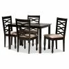 Cheapest 👍 Rectangle Baxton Studio Lanier Upholstered 5 Piece Dining Table Set 🛒 1 Cheapest 👍 Rectangle Baxton Studio Lanier Upholstered 5 Piece Dining Table Set 🛒 -Kitchen Sales Store masterWSI4458