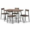 Cheap 👍 Rectangle Baxton Studio Mave 5 Piece Contemporary Dining Set 🌟 -Kitchen Sales Store masterWSI4904