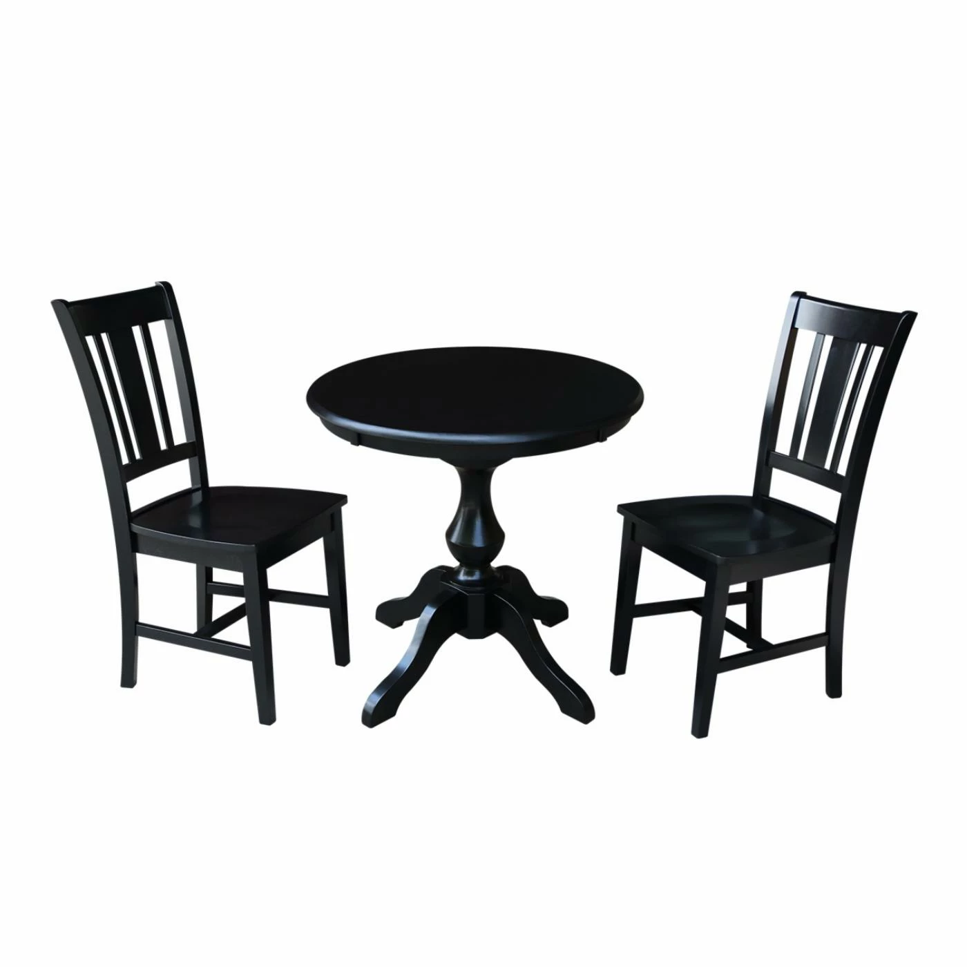 Wholesale π Round International Concepts 3 Piece 30 In. Curved Base Dining Table Set π 3 Wholesale π Round International Concepts 3 Piece 30 In. Curved Base Dining Table Set π