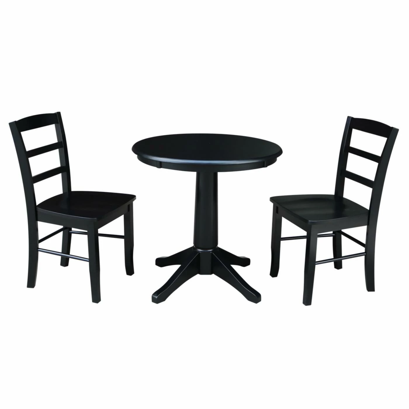 Top 10 ✨ Round International Concepts 3 Piece 30 In. Dining Table Set With Madrid Chairs ❤️ 3 Top 10 ✨ Round International Concepts 3 Piece 30 In. Dining Table Set With Madrid Chairs ❤️