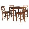 Discount ๐ Square International Concepts 36 X 36 In. Counter Height Dining Table With 4 X-Back Stools - 5 Piece Dining Set ๐ 2 Discount ๐ Square International Concepts 36 X 36 In. Counter Height Dining Table With 4 X-Back Stools - 5 Piece Dining Set ๐ -Kitchen Sales Store masterWWI1184