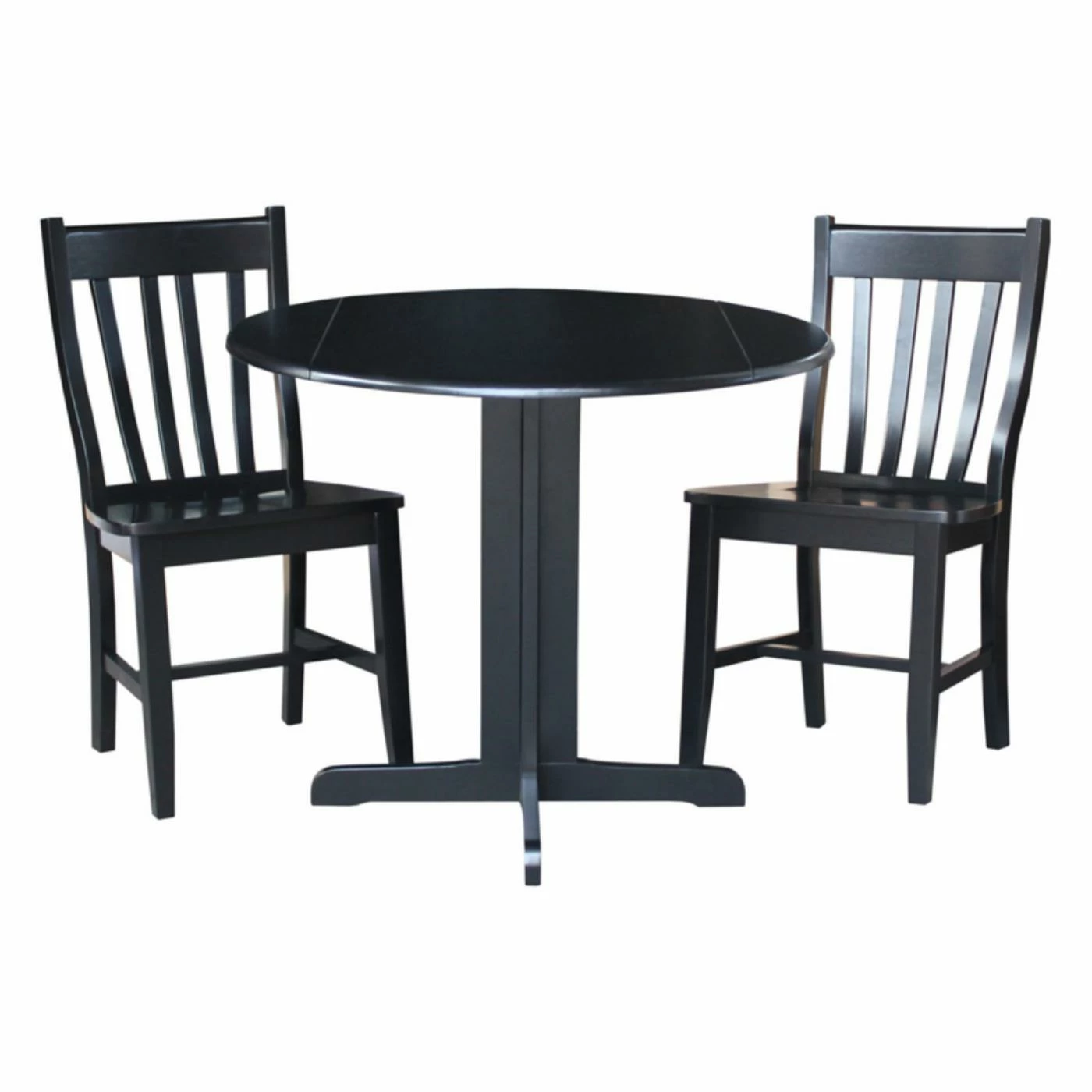 Best reviews of ๐ Round International Concepts 3 Piece Dining Table Set - Black ๐ 3 Best reviews of ๐ Round International Concepts 3 Piece Dining Table Set - Black ๐
