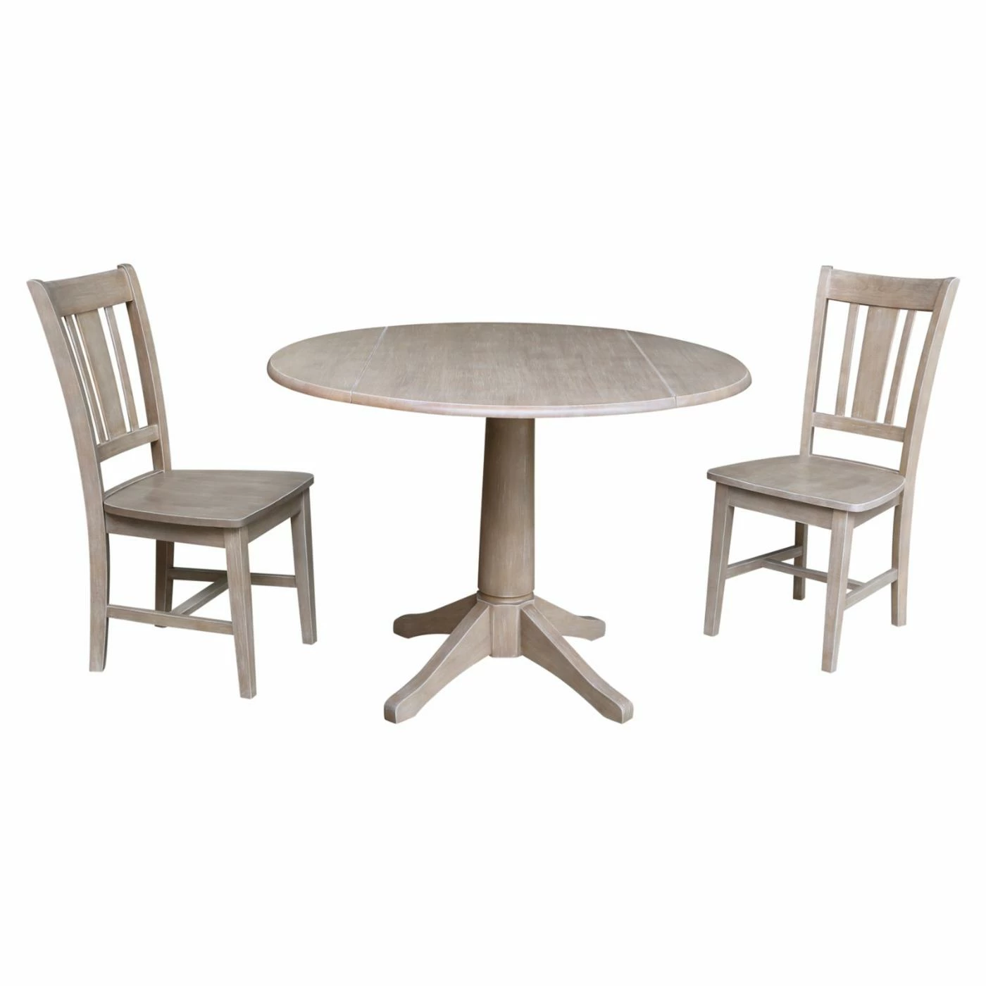 Best Sale โ International Concepts Jayden 3 Piece Round Pedestal Table With 2 Chairs ๐งจ 3 Best Sale โ International Concepts Jayden 3 Piece Round Pedestal Table With 2 Chairs ๐งจ