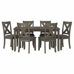 Brand new ๐งจ Rectangle Signature Design By Ashley Caitbrook 7 Piece Rectangular Dining Room Table Set ๐ 12 Brand new ๐งจ Rectangle Signature Design By Ashley Caitbrook 7 Piece Rectangular Dining Room Table Set ๐ -Kitchen Sales Store scaleASHY7107