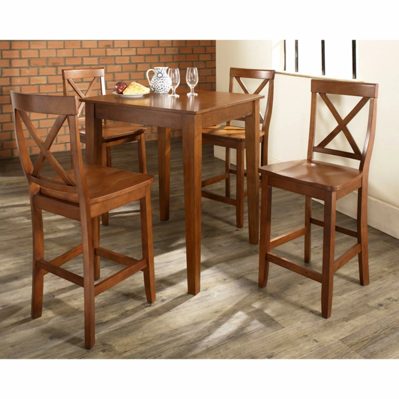 Cheapest ๐งจ Square Crosley 5-Piece Pub Dining Set With Tapered Leg And X-Back Stools ๐ฏ 7 Cheapest ๐งจ Square Crosley 5-Piece Pub Dining Set With Tapered Leg And X-Back Stools ๐ฏ - Image 5