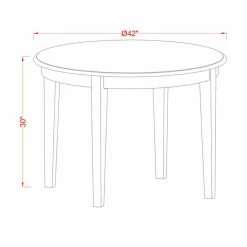 Deals 🛒 East West Furniture Boston BONO3 Three Piece Round Dining Table Set 👏 -Kitchen Sales Store scaleEASE1302