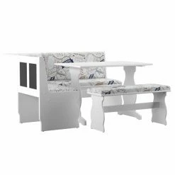 Wholesale 😀 Rectangle Linon Sasha Coffee Breakfast Nook 🛒 -Kitchen Sales Store scaleLHD1870