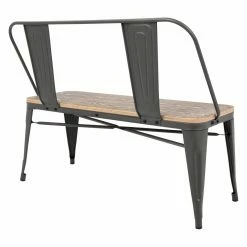 Promo 🔥 Rectangle LumiSource Oregon 6 Piece Industrial Dining Set 🥰 -Kitchen Sales Store scaleLUS1018