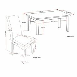 Promo 😍 Brooklyn & Max Rectangle Brooklyn + Max Brunswick 7 Piece Dining Table Set ❤️ 16 Promo 😍 Brooklyn & Max Rectangle Brooklyn + Max Brunswick 7 Piece Dining Table Set ❤️ -Kitchen Sales Store scaleSIMP1524