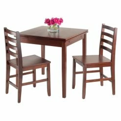 Top 10 👍 Square Winsome Trading Pulman 3 Piece Dining Set 🧨 -Kitchen Sales Store scaleWI816