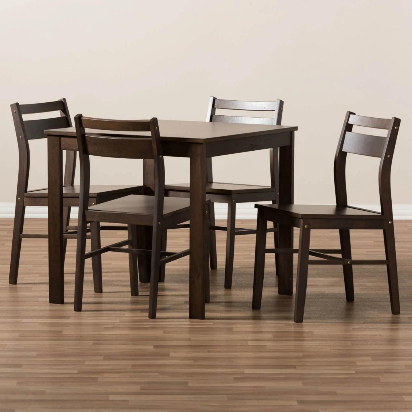 Buy ❤️ Square Baxton Studio Lovy 5 Piece Rectangular Dining Set ❤️ 7 Buy ❤️ Square Baxton Studio Lovy 5 Piece Rectangular Dining Set ❤️ - Image 5