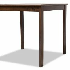 Best reviews of 😀 Square Baxton Studio Lovy 5 Piece Dining Set ❤️ -Kitchen Sales Store scaleWSI4553